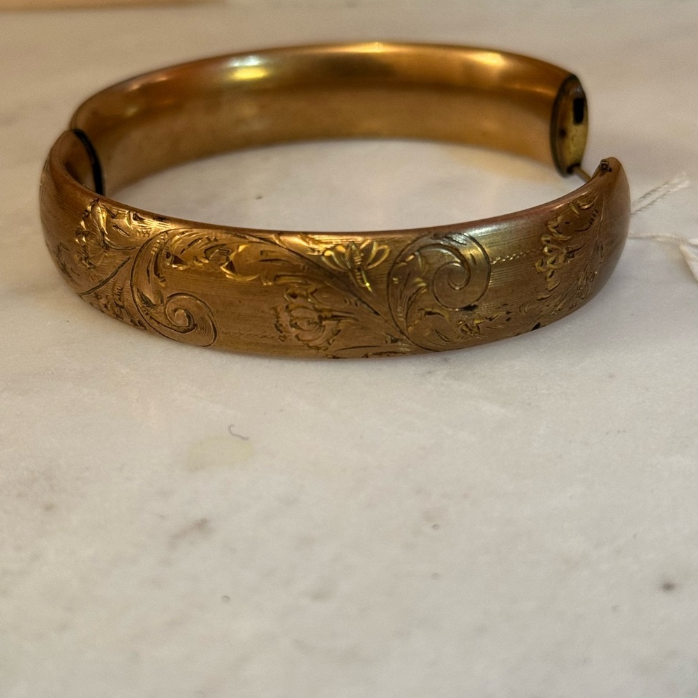 Vintage Gold Filled Bangle IS&Co - Picture 4 of 16